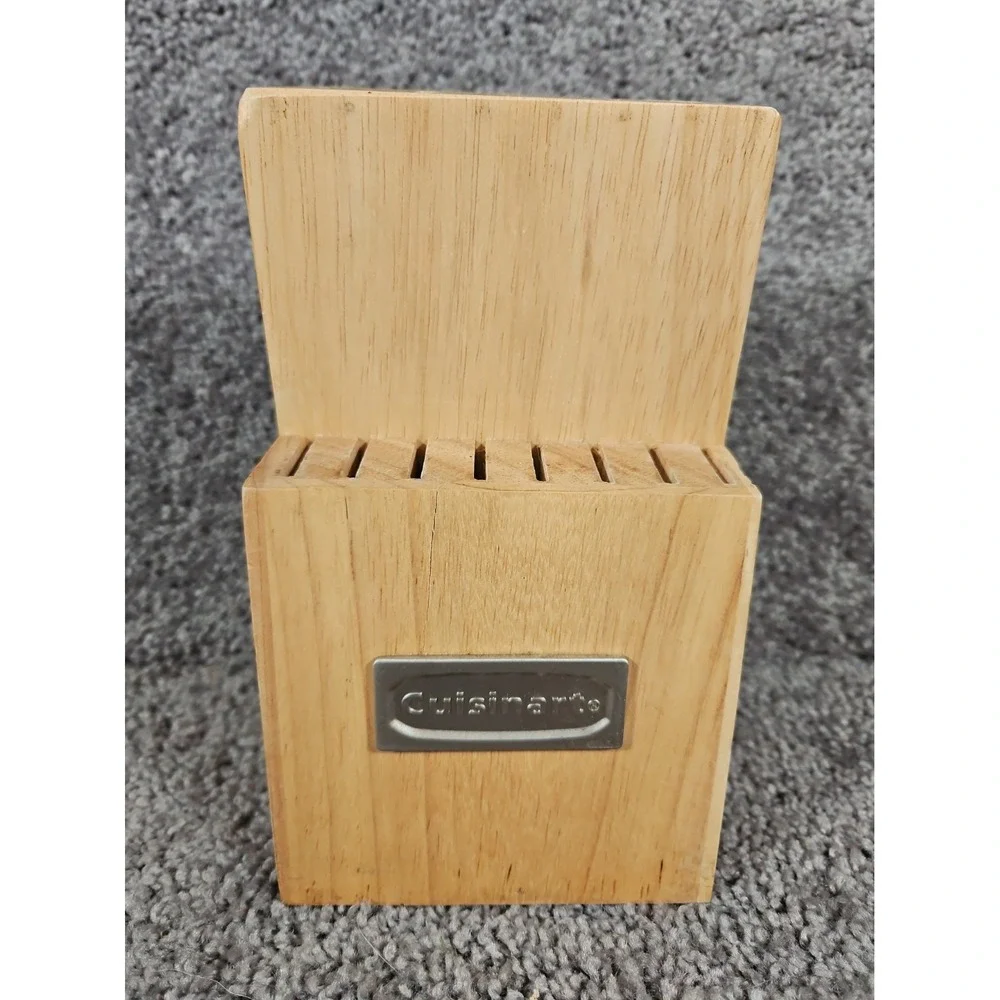 14 Slot Wooden Cuisinart Knife Holder
